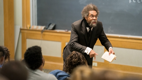 Visiting professor Cornel West 