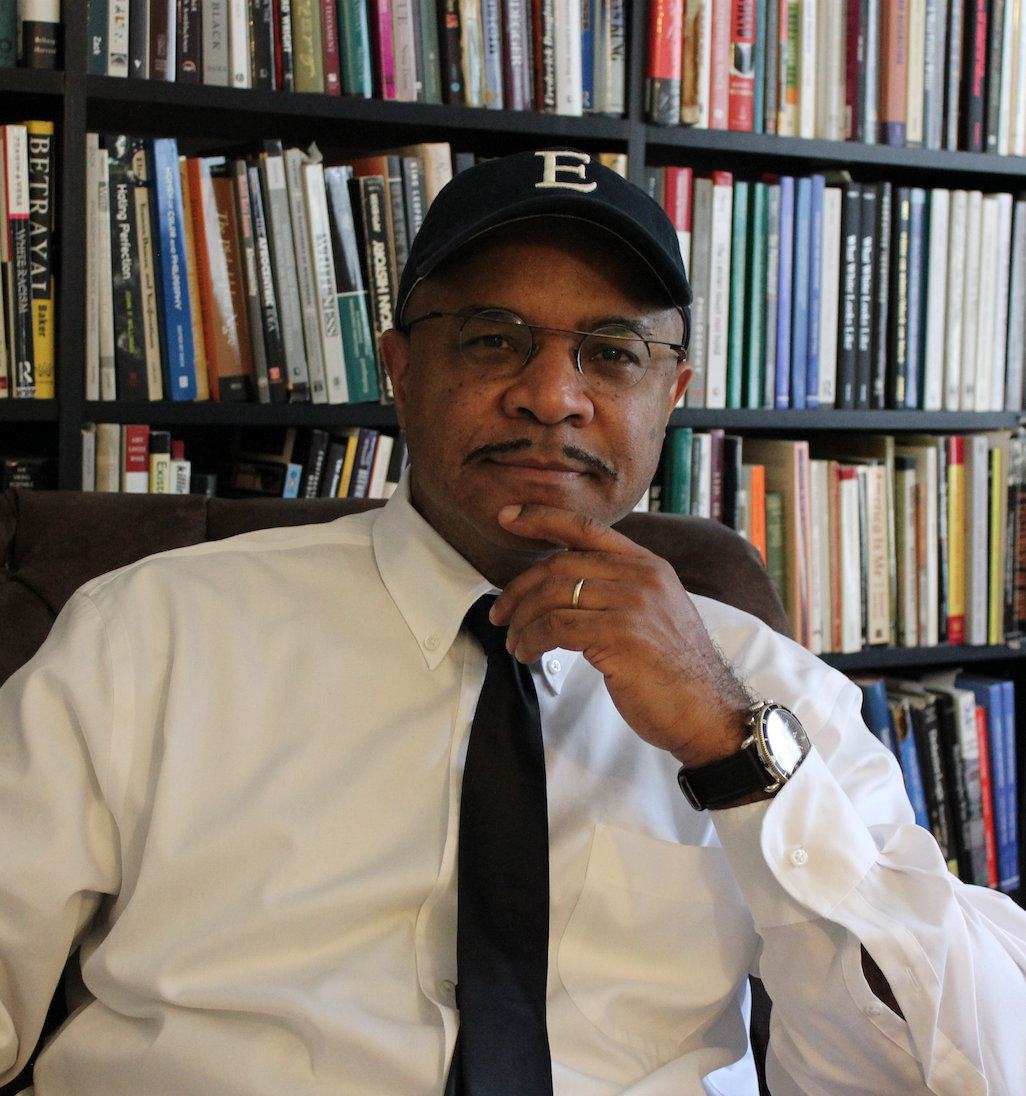 George Yancy sits in his office.